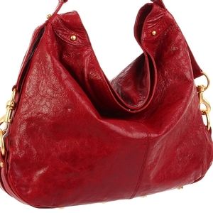 Like New Rebecca Minkoff Nikki Hobo Bag in Lipstick Red